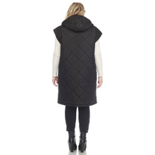 Load image into Gallery viewer, Quilted Hooded Puff Vest