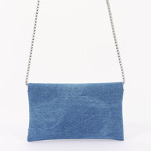 Load image into Gallery viewer, Denim Envelope Clutch