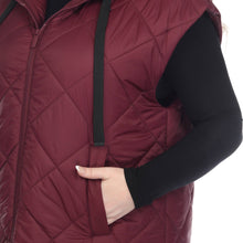 Load image into Gallery viewer, Quilted Hooded Puff Vest