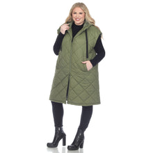 Load image into Gallery viewer, Quilted Hooded Puff Vest