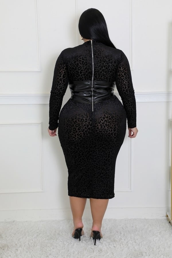 Black Leopard Corset Dress Kurvacious Boutique Black Leopard Corset Dress Kurvacious Boutique