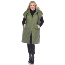 Load image into Gallery viewer, Quilted Hooded Puff Vest
