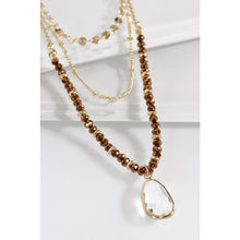 Load image into Gallery viewer, Multi Strand Glass Bead Necklace - Kurvacious Boutique
