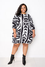 Load image into Gallery viewer, Zebra Bubble Dress
