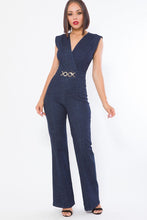 Load image into Gallery viewer, Denim Stretch Jumpsuit
