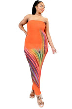 Load image into Gallery viewer, Gradient Tube Maxi Dress
