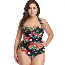 Load image into Gallery viewer, Floral Swimsuit - Kurvacious Boutique
